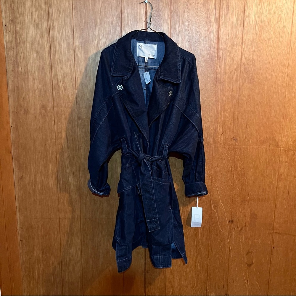 Women's Pilcro Denim Trench Coat